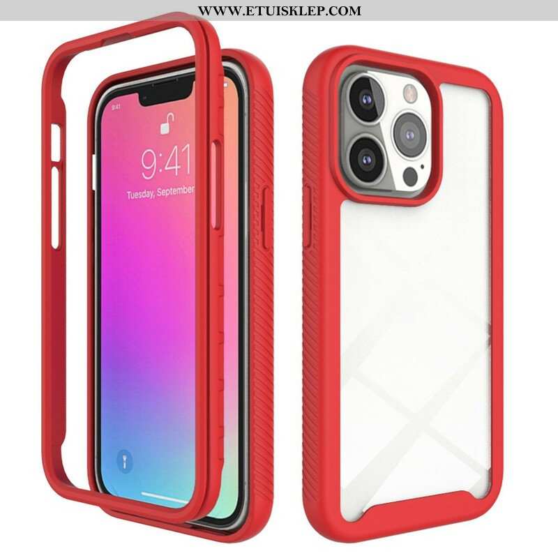 Etui do iPhone 13 Pro Hybrydowe Silikonowe Krawędzie